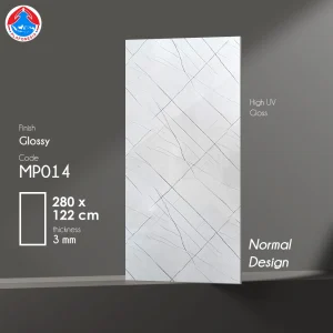 PVC Marble MP014 Line White