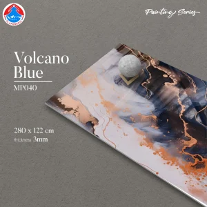PVC Marble MP040 Volcano Blue