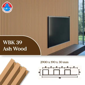 WPC Wall Panel WBK39-22 Teak Wood